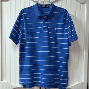 Polo by Ralph Lauren Blue Striped Shirt XXL